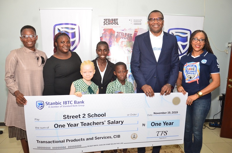 Stanbic IBTC excites school with one year teachers’ salary