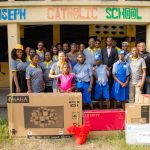EY donates equipment to aid teaching, learning processes in St. Joseph Catholic School
