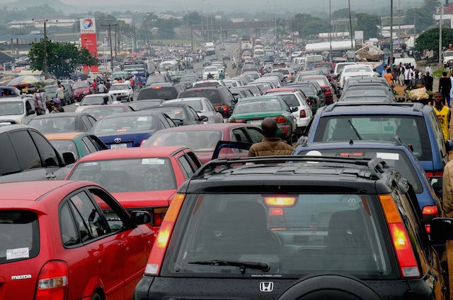 Serious traffic disaster in Lagos