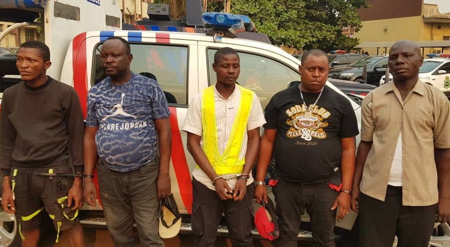 RRS arrests 5 LG 'officials' for extorting Lagos motorists