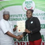 Olabisi Sotunde receives IMC Fellowship