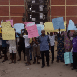 Surulere game village residents protest sale of sewage plant