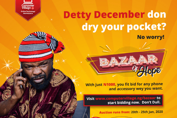 ComputerVillage.ng unveils Nedu Wazobia as Chief Auctioneer for her Bazaar of Hope Campaign