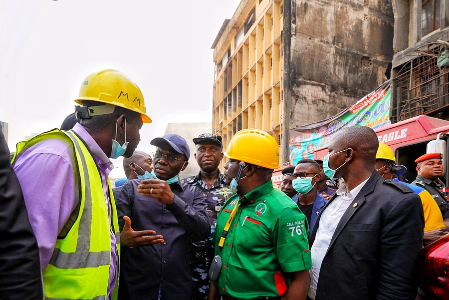 Fire outbreaks: Sanwo-Olu to build modern markets on Lagos Island 