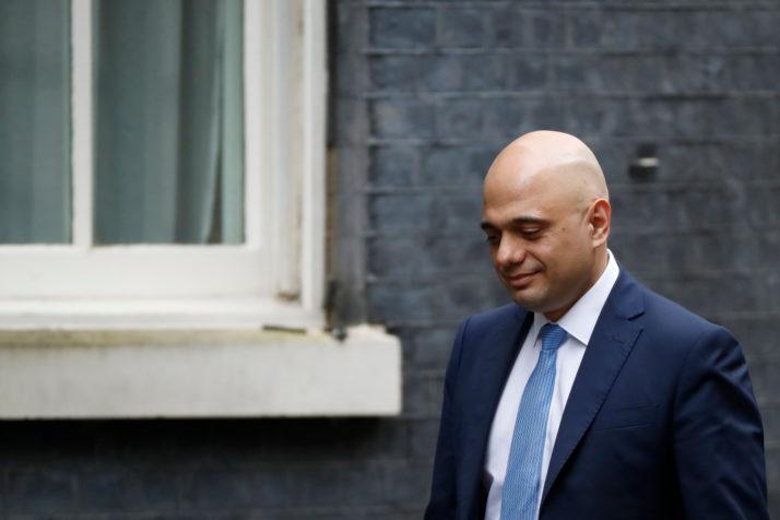 Sajid Javid resigns as UK chancellor