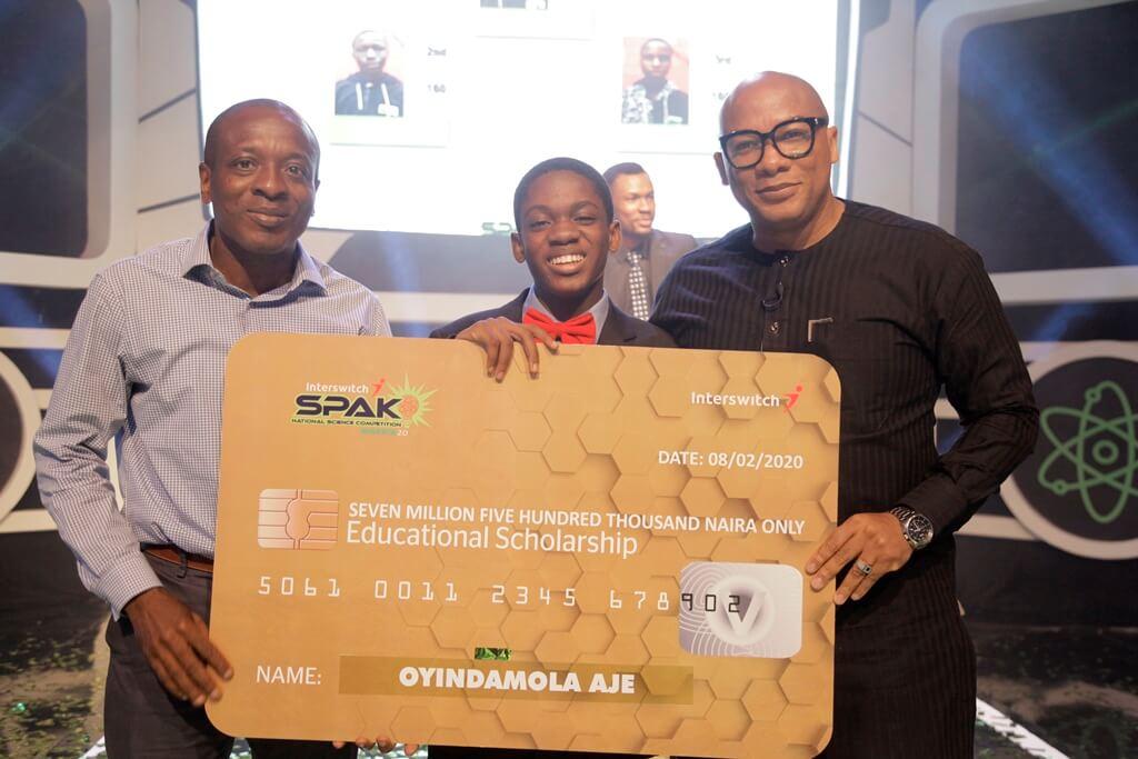 Oyindamola Aje crowned ‘Best Science Student’ of InterswitchSPAK National Science Competition