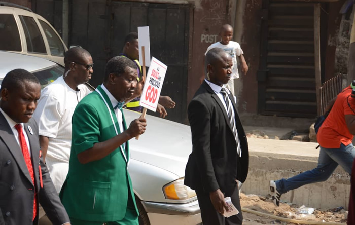 Pastor Adeboye leads Prayer Walk against killings and insecurity in Nigeria