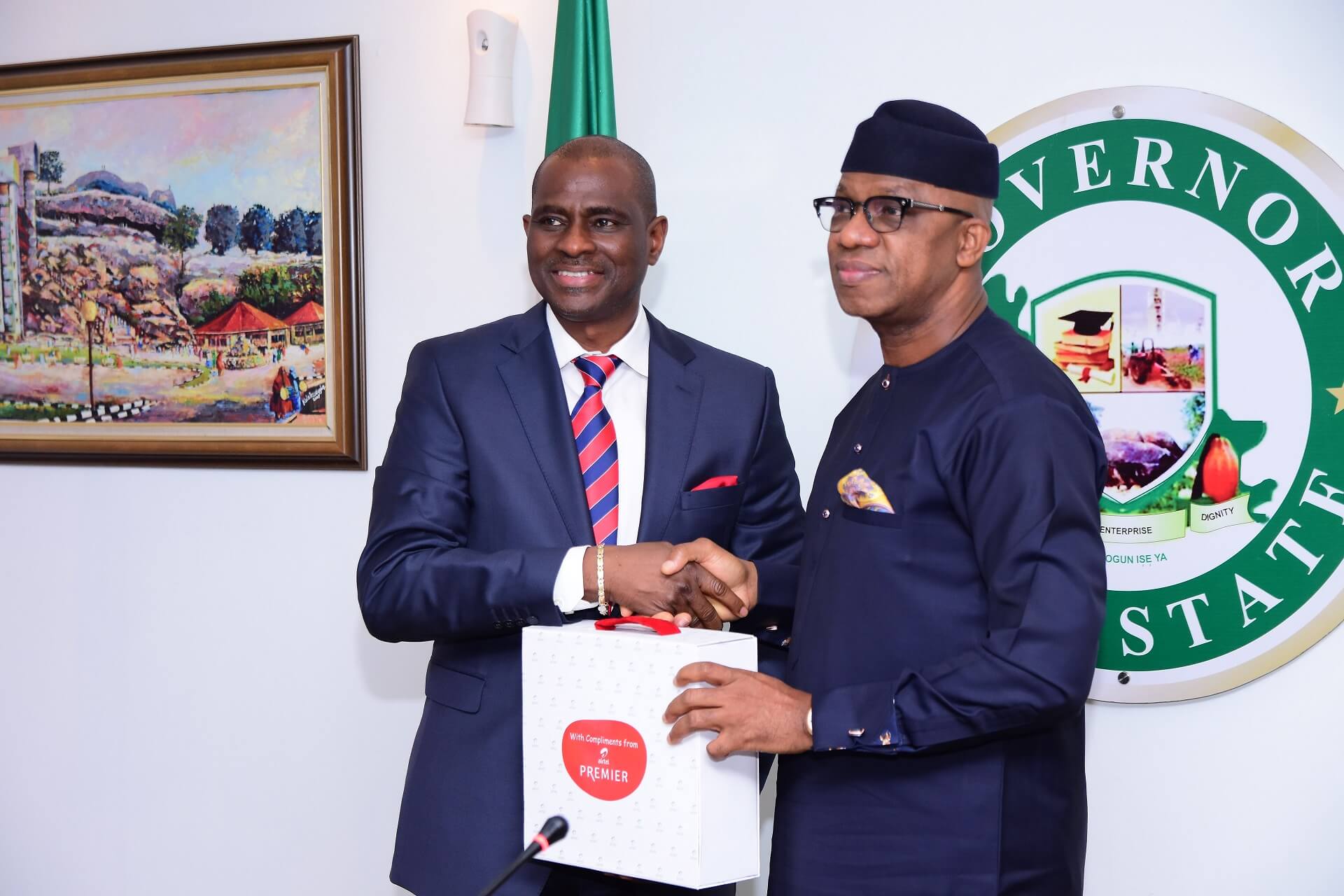 Governor Abiodun hails Airtel for support to security