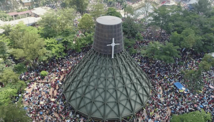 Trailing history at Namugongo Shrine