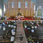 Churches record low turnout, Nigerians stock up as Covid-19 cases hit 30