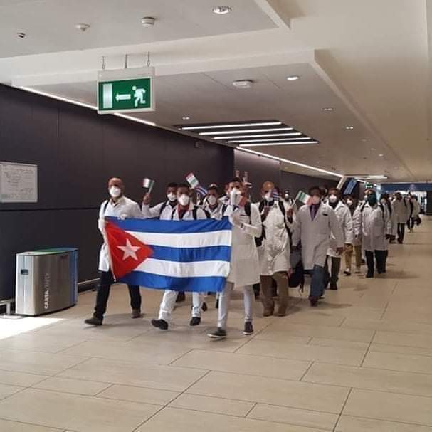 Cuban doctors and nurses arrive Italy to help fight coronavirus