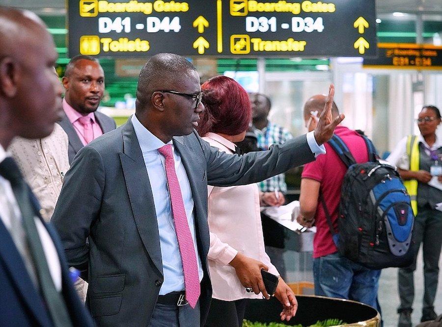 COVID-19: Sanwo-Olu visits airport, insists on screening of persons arriving Nigeria