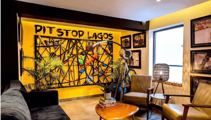 Pit Stop Lagos, the bicycle inspired restaurant in Victoria Island