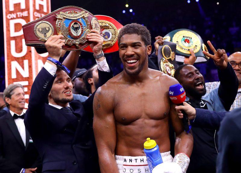 Anthony Joshua says ready to fight Tyson Fury for the WBC Title