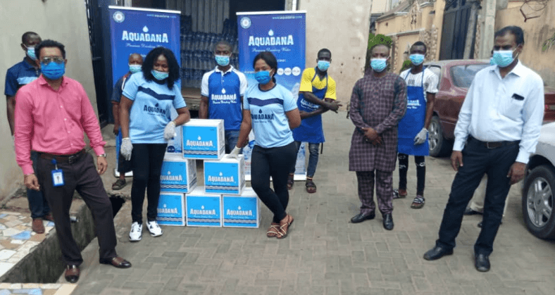MMIL donates truckload of water to Lagos Food Bank in fight against COVID-19