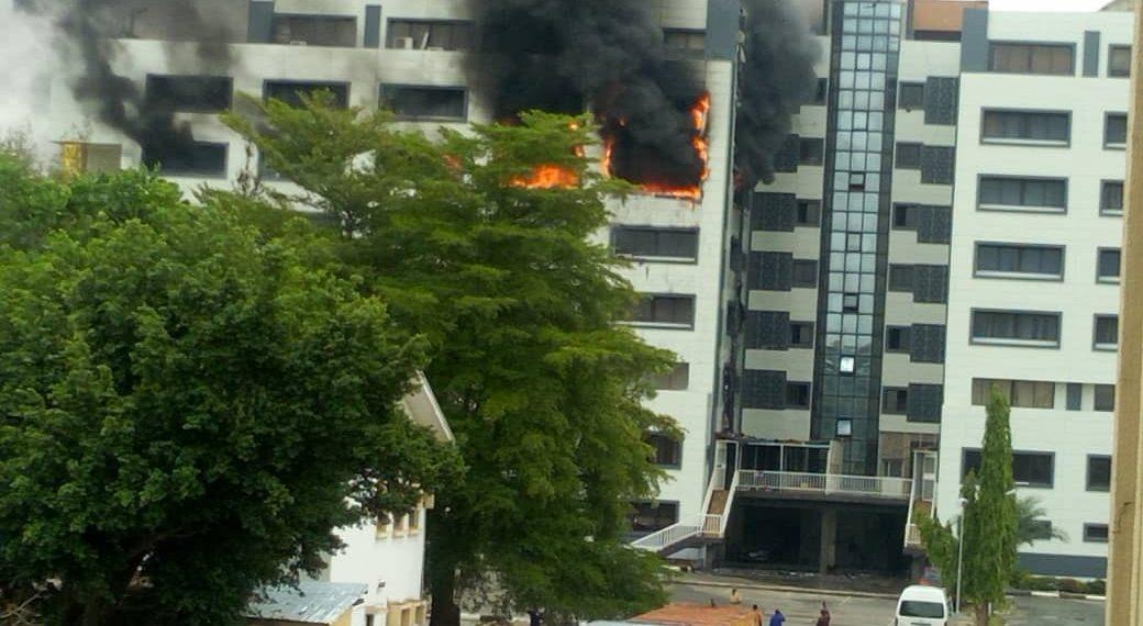 Fire guts Accountant-General's Office in Abuja