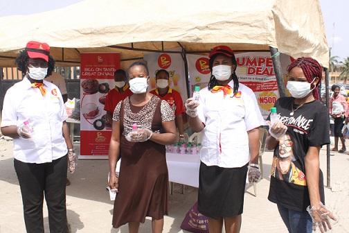 Mr Bigg’s gives out sanitizers, nose mask, gloves