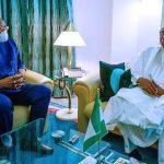 Insecurity: Buhari, Danjuma meet at Presidential Villa