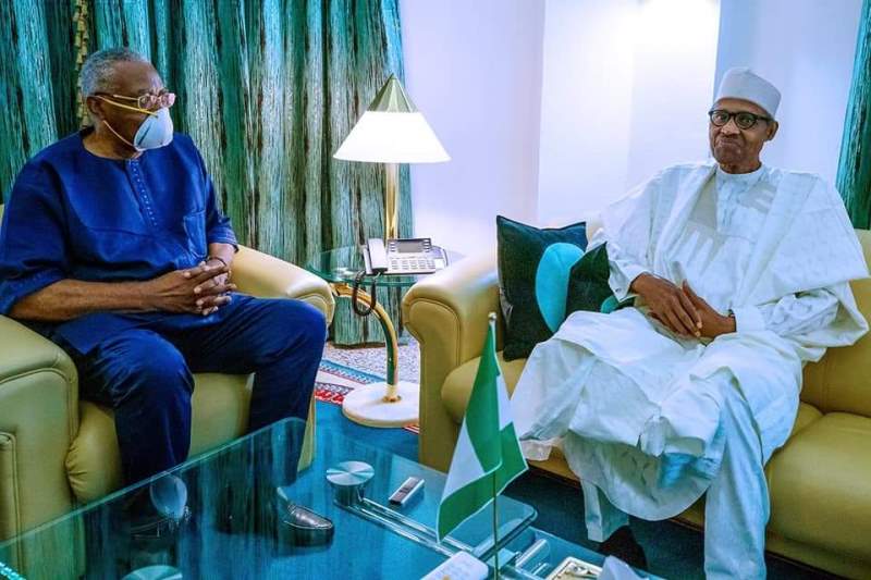 Insecurity: Buhari, Danjuma meet at Presidential Villa