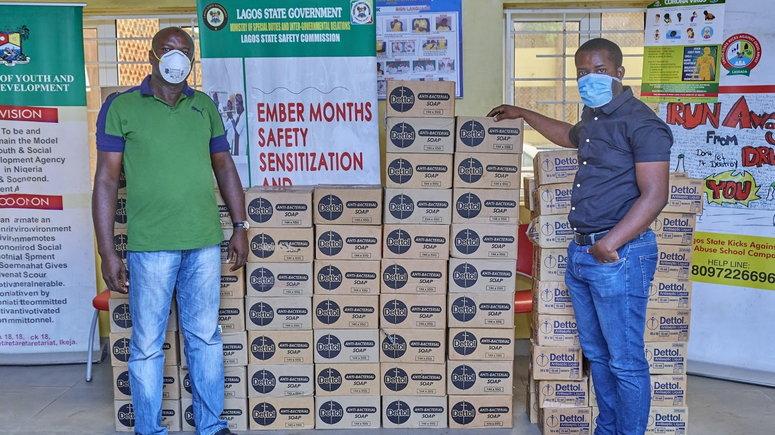 Dettol donates hygiene products to support Lagos’ COVID-19 fight
