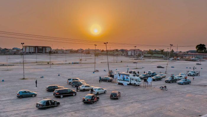 Big boost for film industry as SwiftThink hosts drive-through cinema in car park