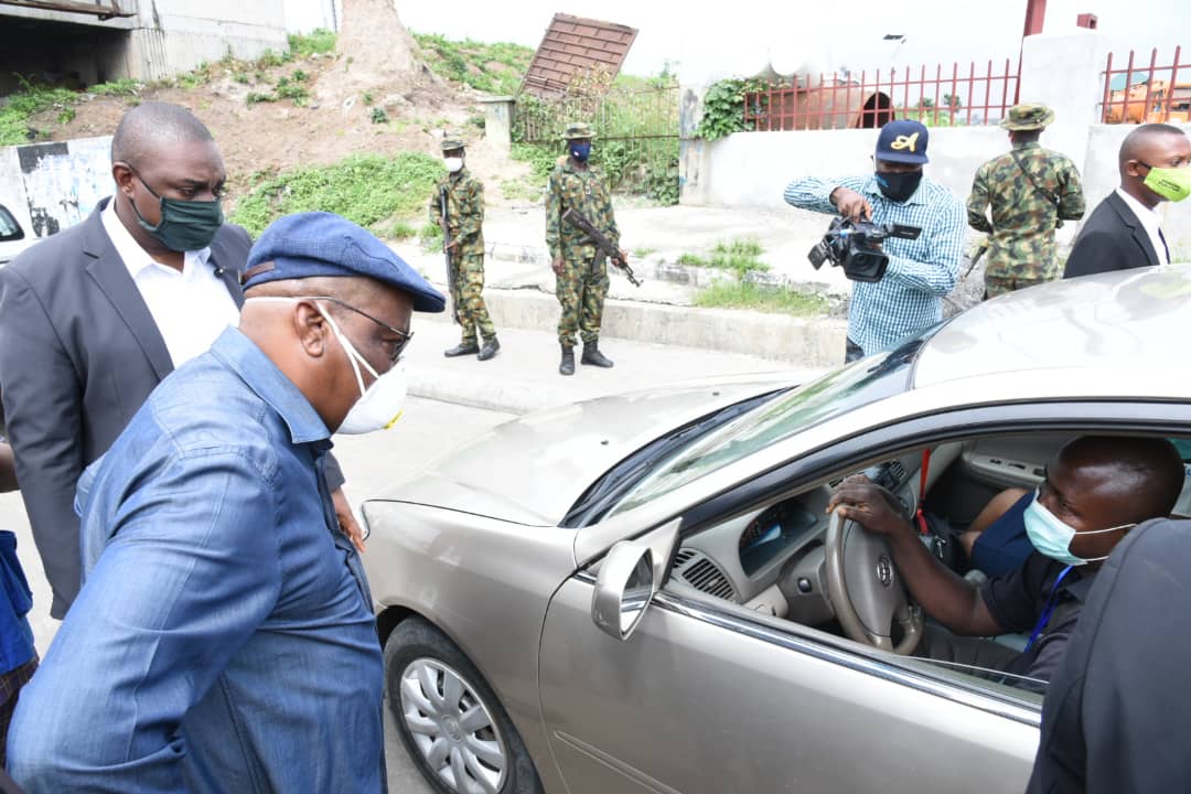 Gov. Wike takes over the streets as Port Harcourt moves into ‘extreme lockdown’