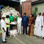COVID-19: Olu of Warri takes delivery of palliatives from VSF