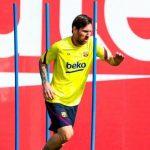 ‘There is risk everywhere’- Messi happy to resume training