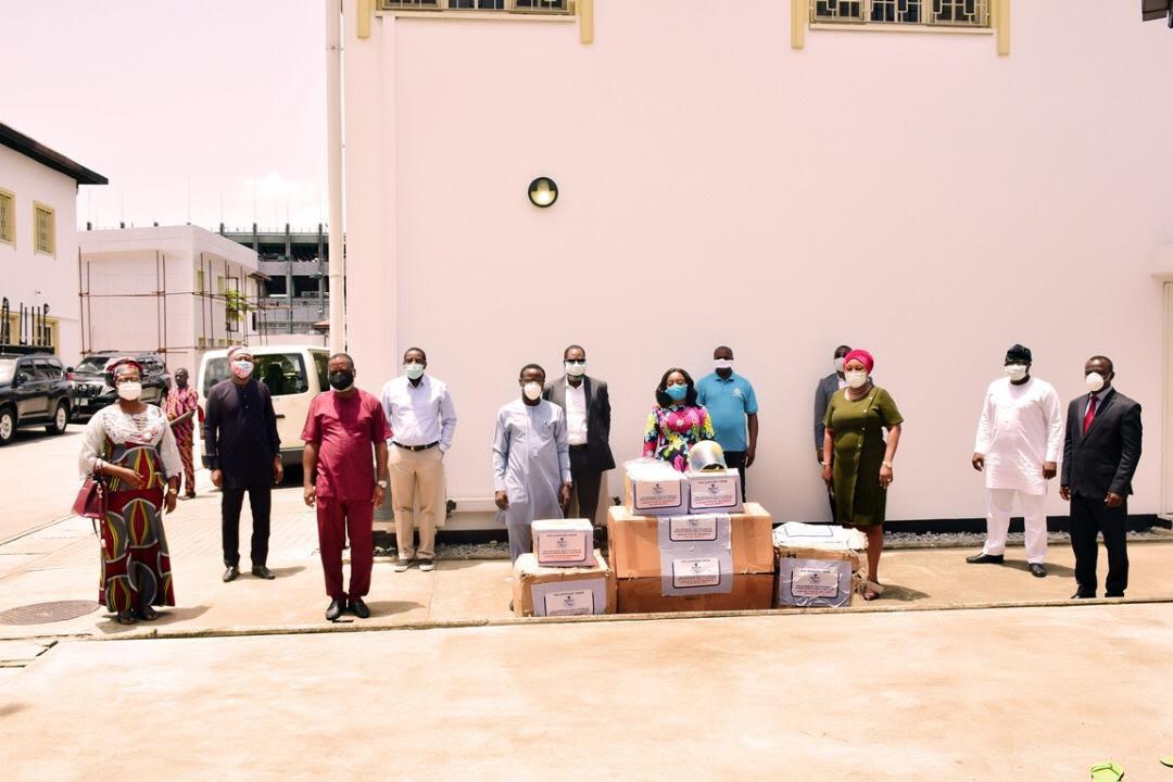 Estate surveyors support LASG fight against Covid-19 with equipment, FM consultancy services