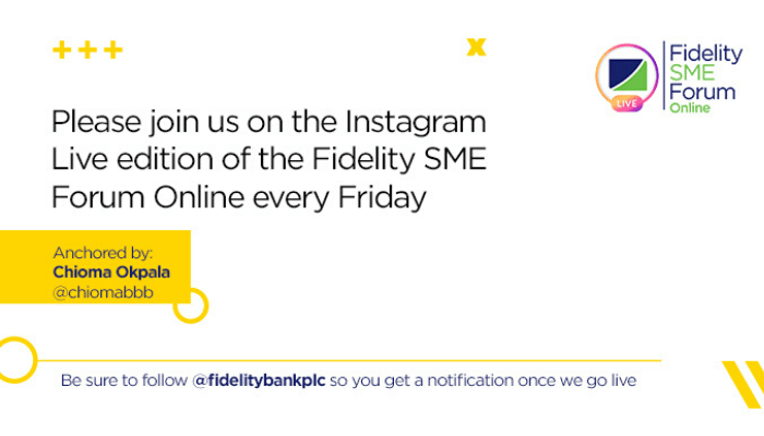 Fidelity Bank debuts ‘SME Forum Online'