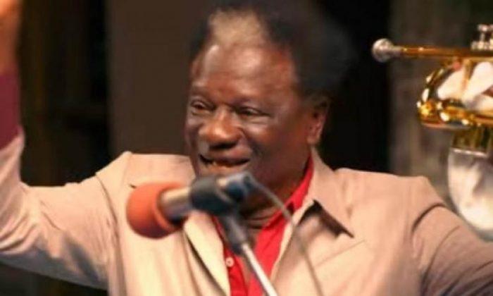 Victor Olaiya goes with his trumpet