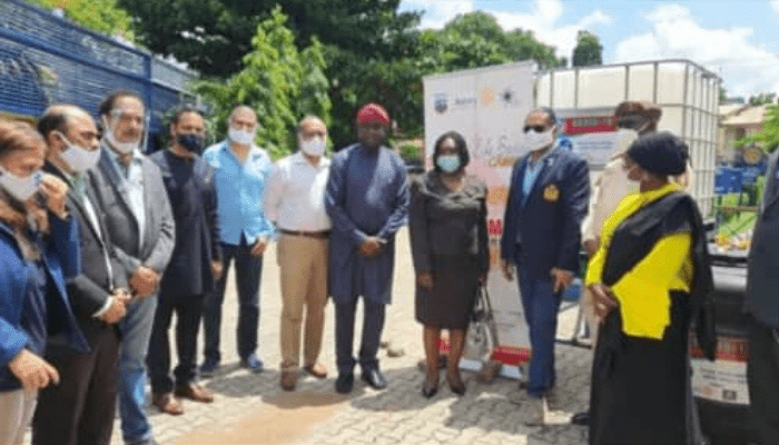 Rotary Club of Eko Atlantic donates water 28 tanks to LASG