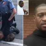 police kneeling on George Floyd's Neck