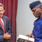 High Commissioner of India to Nigeria donating essential medicines