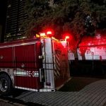 A Firetruck at Houston Consulate