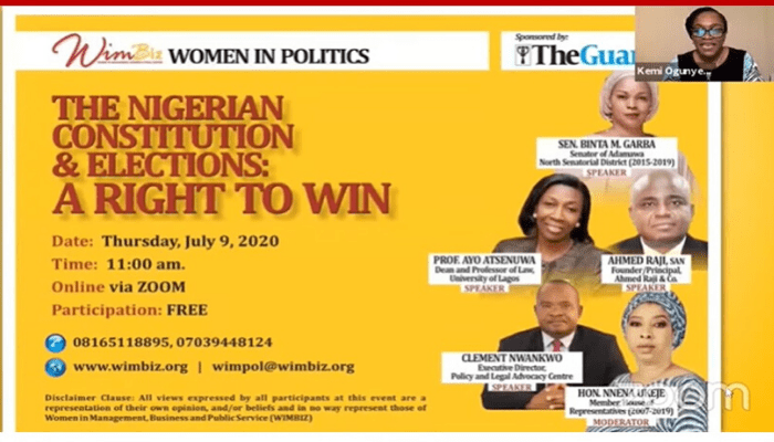 WIMBIZ advocates for more women in political position