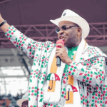 "Ekemini Ubah giving a speech "