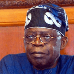 Bola Tinubu discussing Lekki tollgate shootings