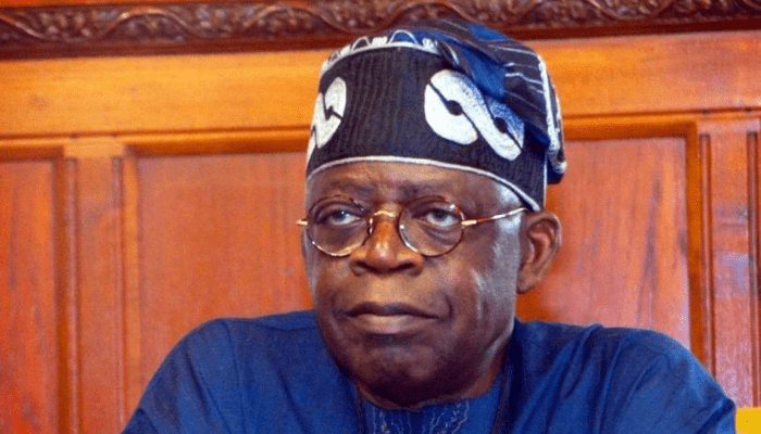 Bola Tinubu discussing Lekki tollgate shootings