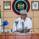 AbdulRahman AbdulRazaq making a speech