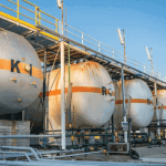 Natural gas storage plant