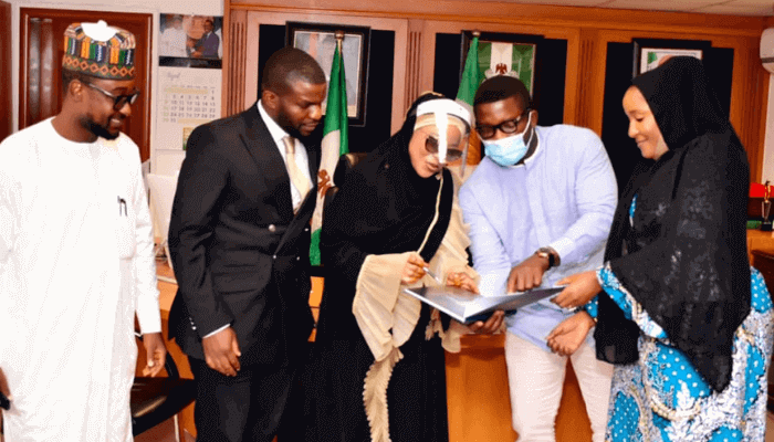 "Sujimoto meets with the mayor Of FCT Minister of State"