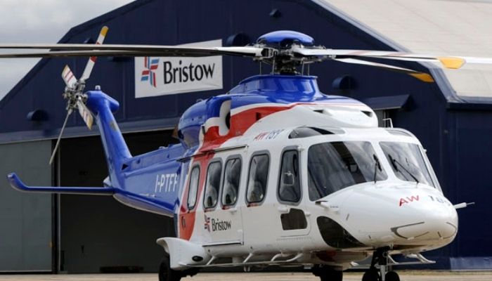 A helicopter