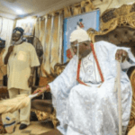 "king on his chair in oyo"