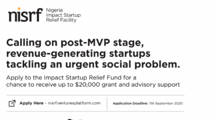 Investor Consortium to Provide Grants To Nigerian Impact Startups During COVID-19 Pandemic – Calls for more Donors to Contribute to the Facility