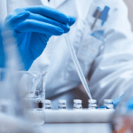 A lab scientist in a lab