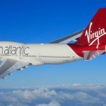 An airplane mid flightt