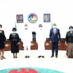 Okowa swears in 3 judges, urges speedy dispensation of justice
