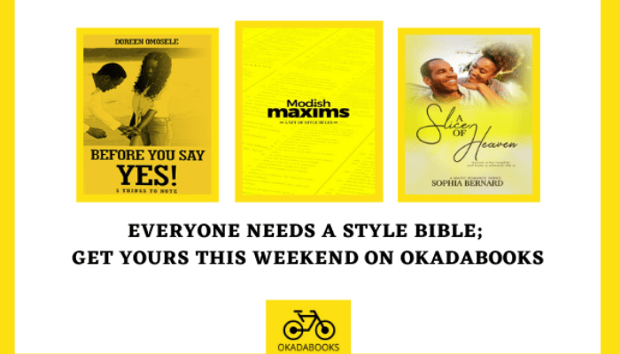 Everyone needs a style bible; get yours this weekend on OkadaBooks