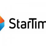 A white background that says Startimes on the wall
